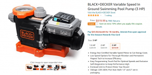 Black + Decker Variable Speed Pump Review