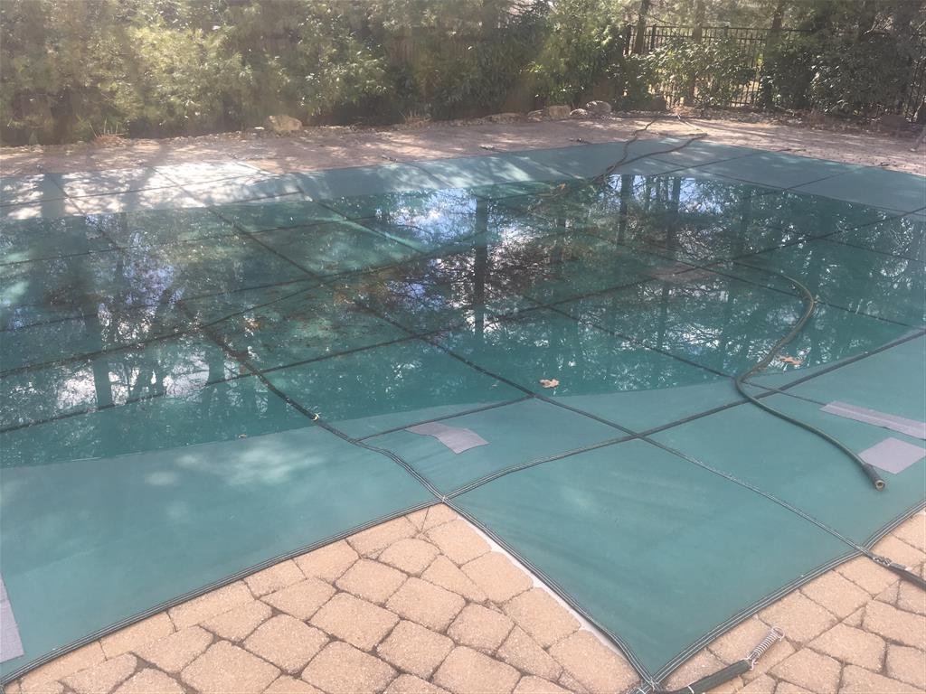 Pool Cover with patches